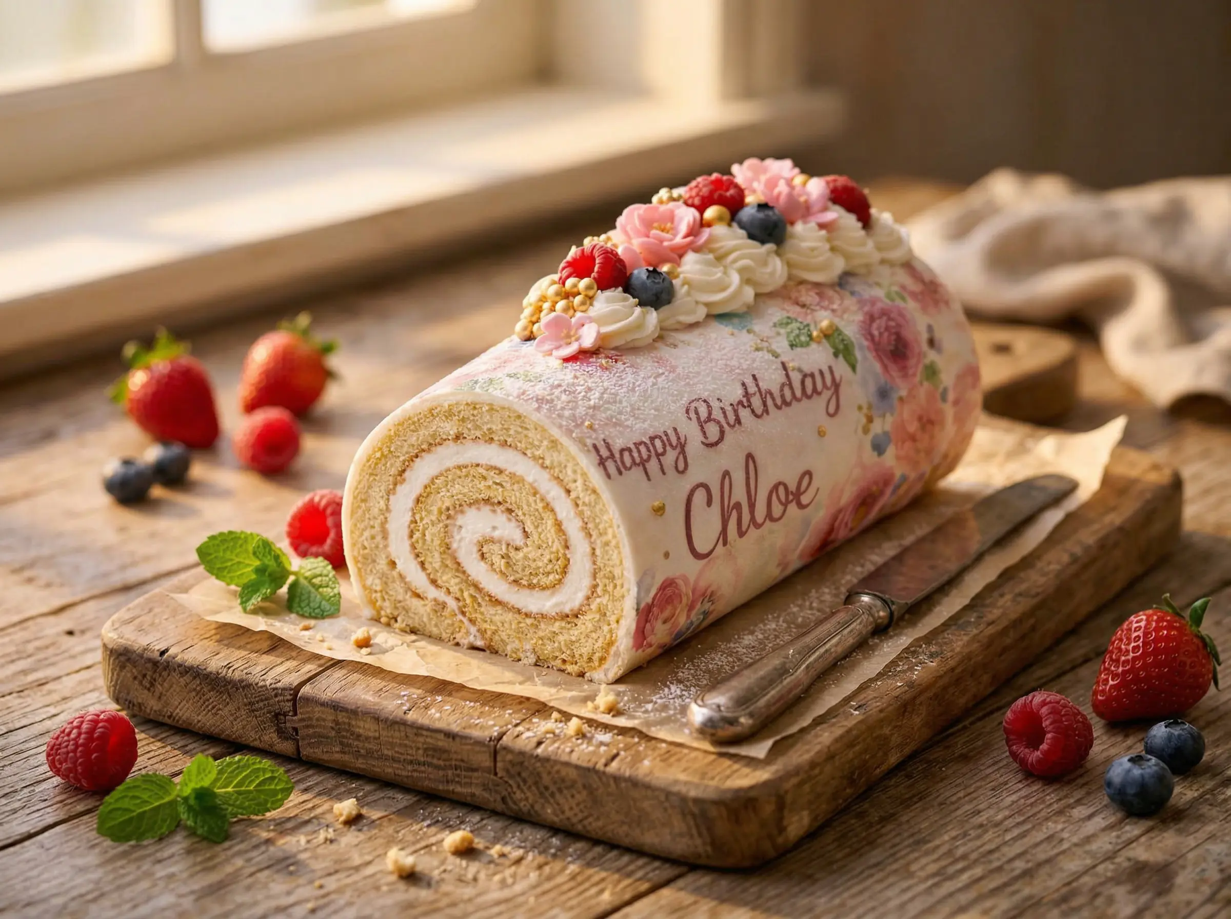 Swiss Roll Cake