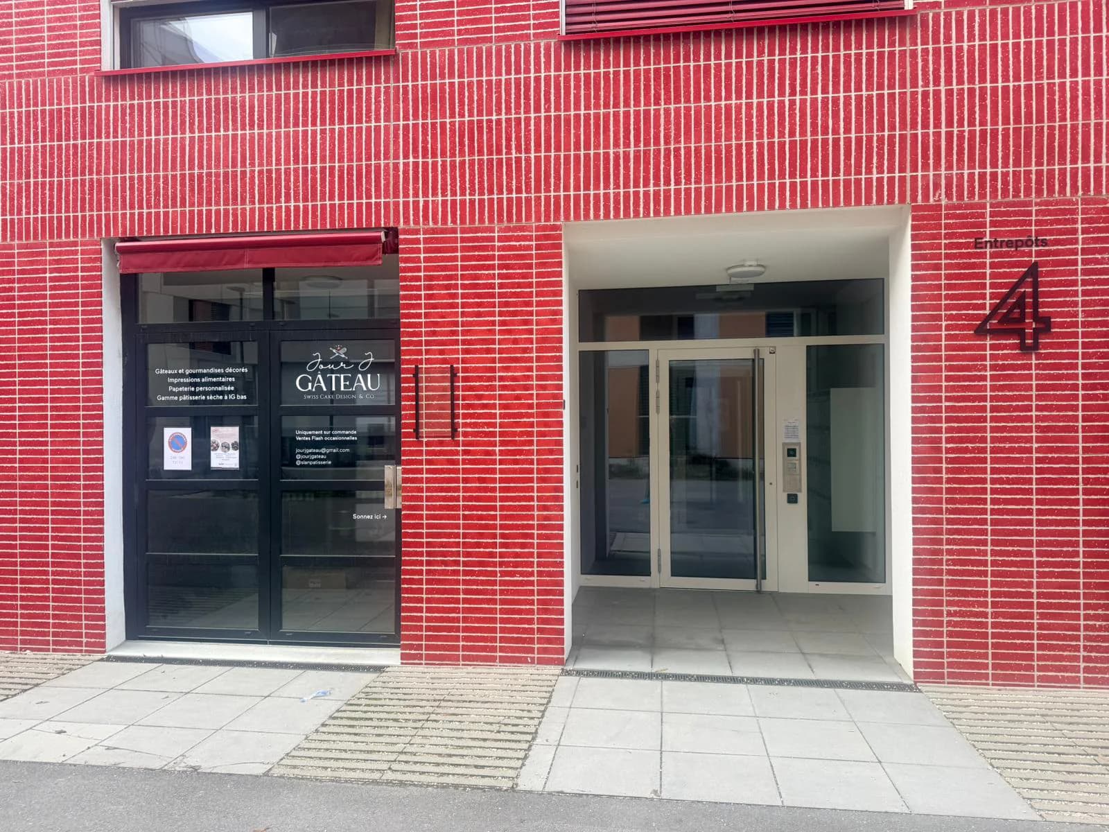 Atelier Jour J Gâteau à Renens, rue des Entrepôts 4